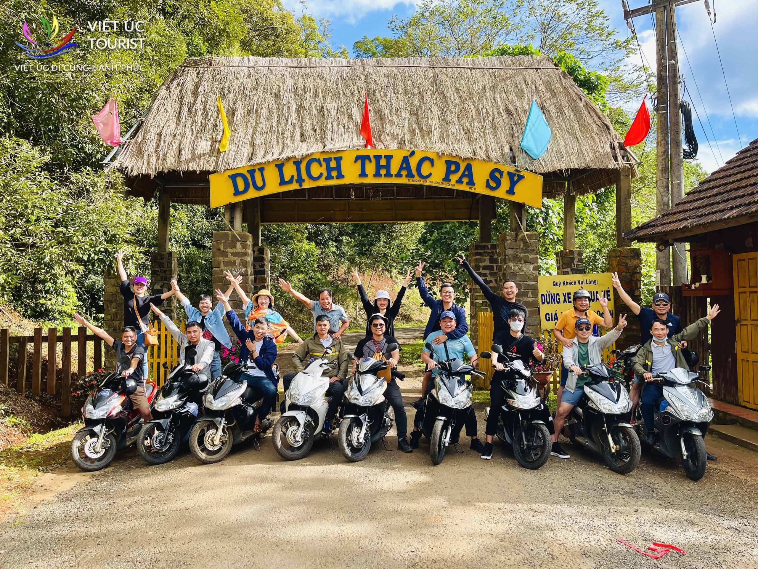 Dịch Vụ thuê xe máy, xe điện, xe đạp ở Măng Đen Việt Úc Tourist