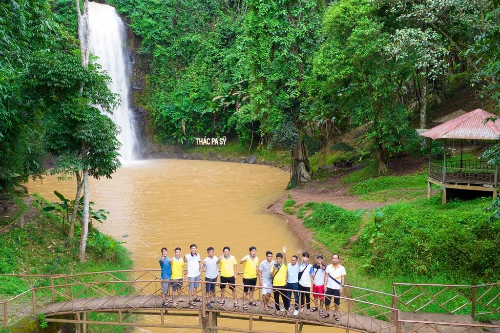 Khu Du Lich Thac Pa Sy Mang Den O Dau