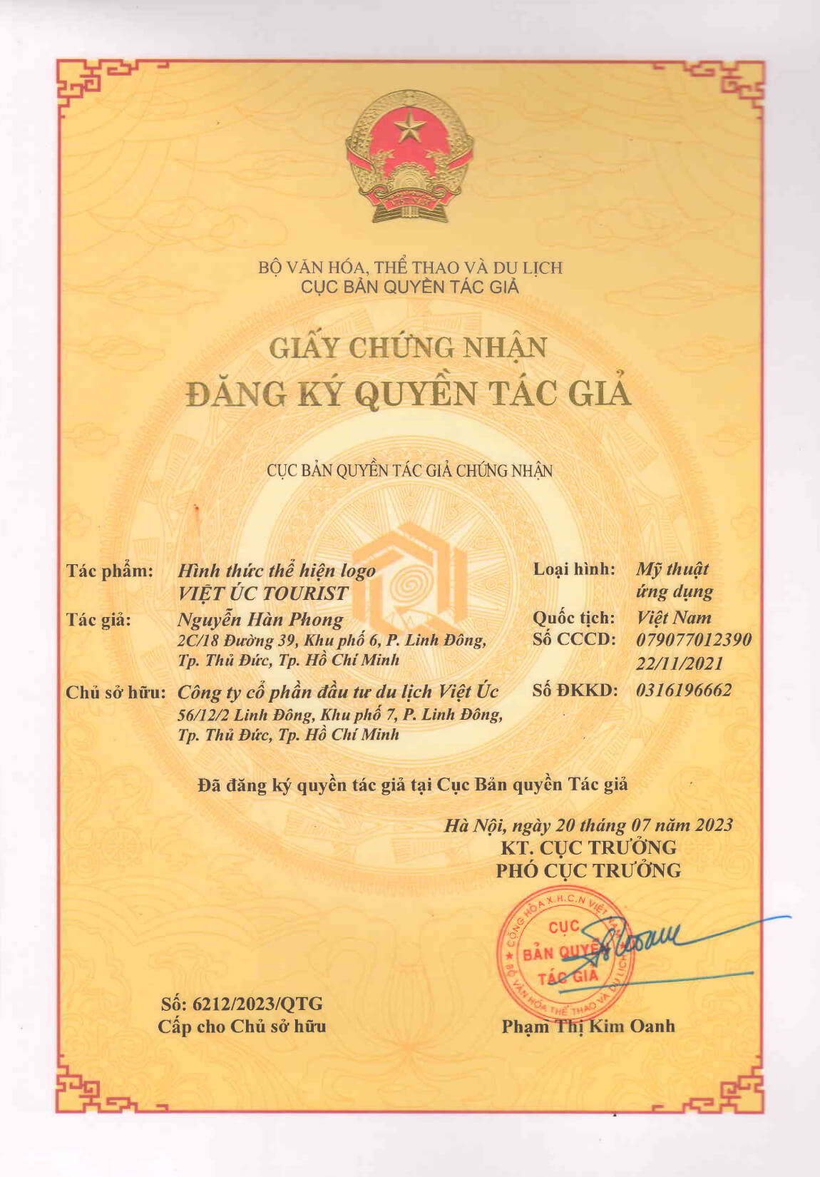 Gcn Quyen Tac Gia Logo Viet Uc 20 07 2023 Trang 1